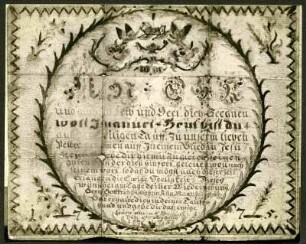 Taufbrief Haßloch 1775