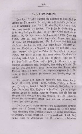 Verfall des Bundes.