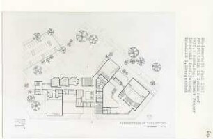 Freizeitheim, Berlin-Zehlendorf (Diplomarbeit bei Peter Poelzig): Grundriss 1. Obergeschoss 1:200