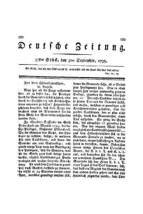 Aus dem Hildesheimischen, im August
