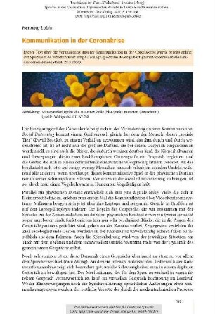Kommunikation in der Coronakrise