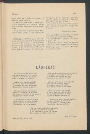 Lágrimas