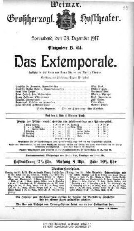 Das Extemporale