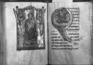 Psalterium, cantica, officium defunctorum — Thronende Madonna, Folio 68v