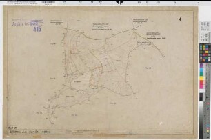 Züschen (Winterberg), Umlegung Züschen, Bl. 21 Zuteilungskarte Flur 21