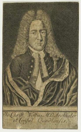 Bildnis des Jo. Christ. Wolfius