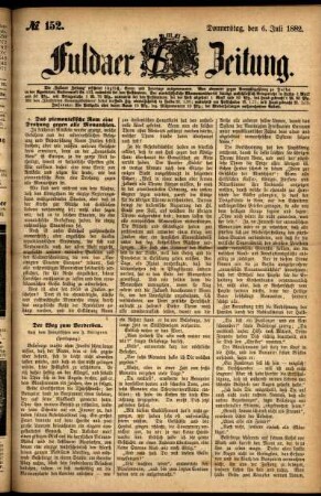 Ausgabe vom Donnerstag, den 06. Juli 1882.