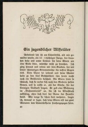48-51, Ein jugendlicher Missetäter