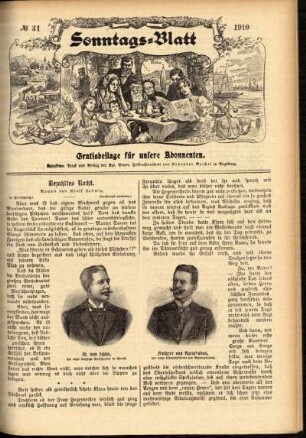 Ausgabe vom Sonntag, den 31. Juli 1910.