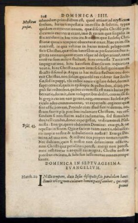 Dominica In Septuagesima.