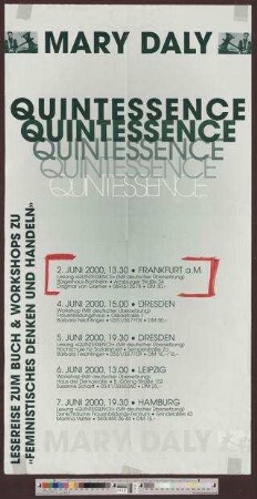 Mary Daly : Quintessence