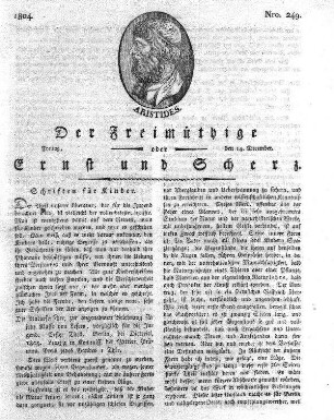 Nro. 249., Freitag den 14. December