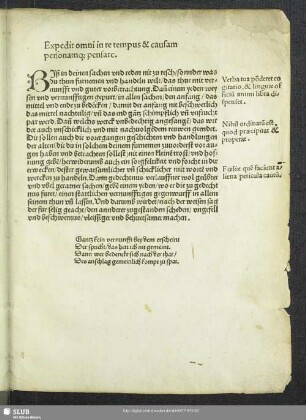 Expedit Omni in re Tempus & causam personamq[ue] pensare