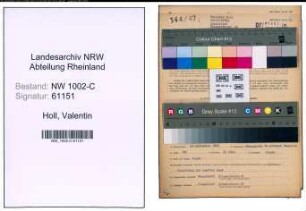 Entnazifizierung Valentin Holl, geb. 24.09.1892 (Kaufmann)