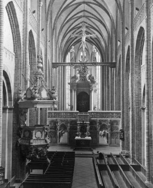 Havelberg, Dom St. Marien, Inneres, nach Osten