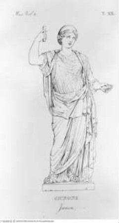 Musée Pie-Clémentin. Vol. II., Tafel XX: Juno