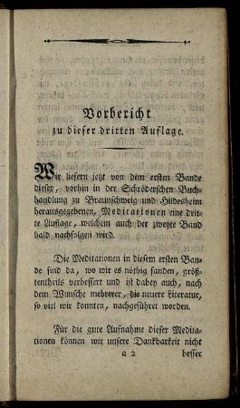 Vorbericht zu dieser dritten Auflage
