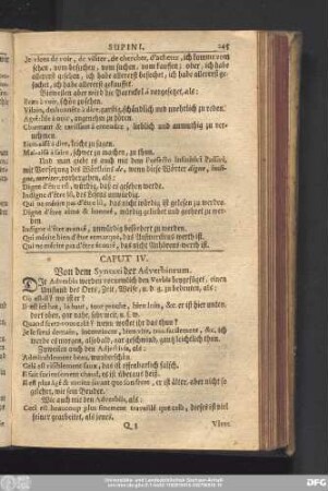 Caput IV. Von dem Syntaxi der Adverbiorum.