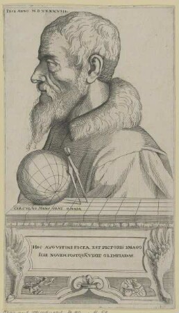 Selbstporträt des Augustin Hirschvogel