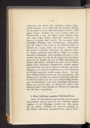 9. Eine berittene deutsche Schulmeisterin.