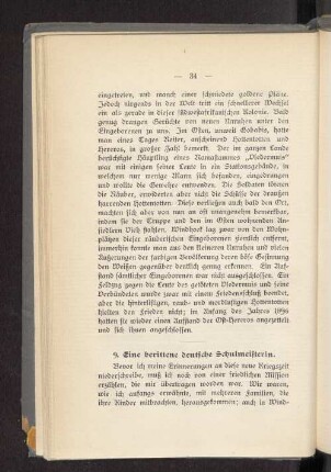 9. Eine berittene deutsche Schulmeisterin.