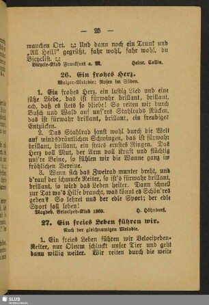 27. Ein freies Leben führen wir