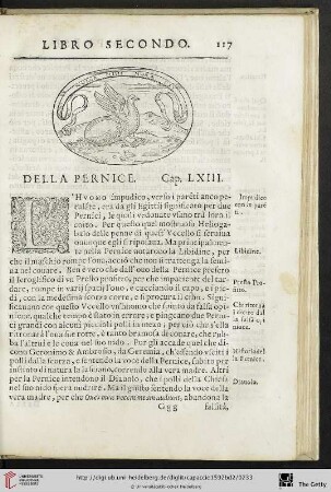 Cap. LXIII. Della Pernice