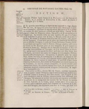 Section IV. Histoire de Navarre depuis l´an 1284 jusqu´à l´an 1425.