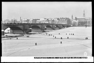 Dresden, die vereiste Elbe 1929