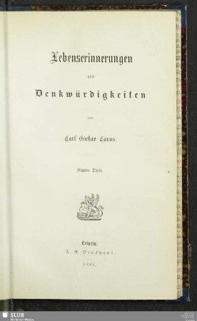 4: Lebenserinnerungen und Denkwürdigkeiten