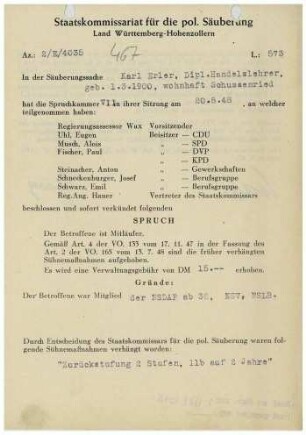 Erler, Karl