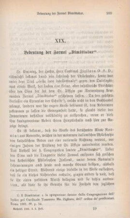 289-296 Bedeutung der Formel "Dimittatur"