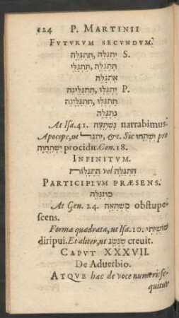 Caput XXXVII. De Adverbio.