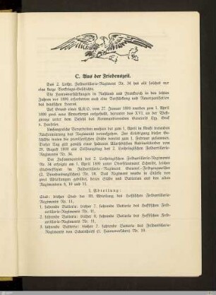 C. Aus der Friedenszeit
