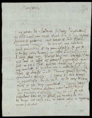 Brief von Gottfried Wilhelm Leibniz an Christoph Enoch Buchta