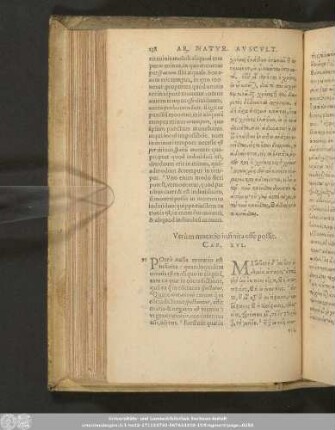 Utrùm mutatio infinita esse possit. Cap. XVI.
