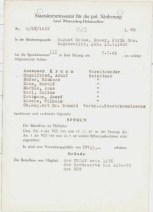 Heiss, August