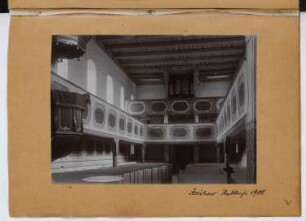 Stadtkirche, Jerichow: Innenansicht (aus: Skizzen- und Fotoalbum 29)