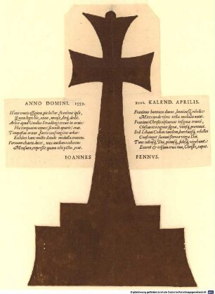 ANNO DOMINI. 1559. XIII. KALEND. APRILIS.