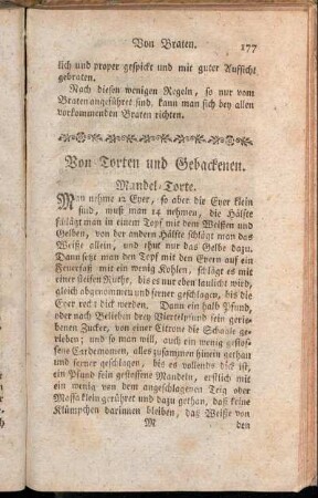 Von Torten und Gebackenen.