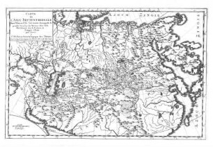Carte de l'Asie Septentrionale dans l'Estat on Elle s'est trouvee du temps de la grande Invasion des Tartares dans l'Asie meridionale sous la Conduite de Zingis-Chan ...