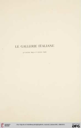 Le Gallerie Italiane