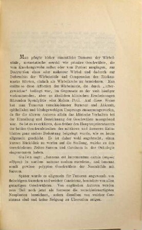 Sarcom der Wirbelsäule : Inaug.-Diss.