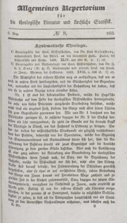 Systematische Theologie