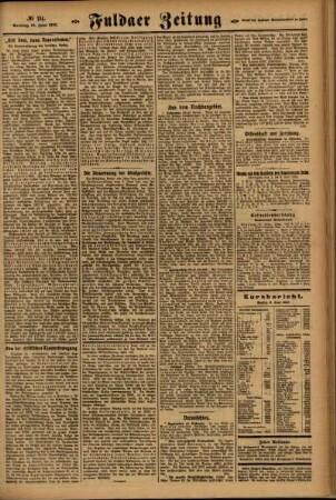 Zweite Ausgabe vom Sonntag, den 10. Juni 1923.