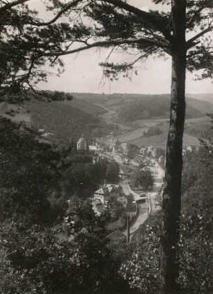 Glashütte, Blick auf den Ort