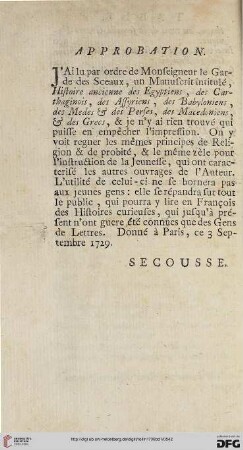 Approbation