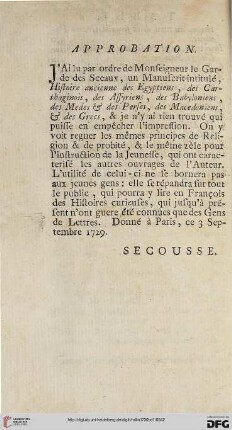 Approbation