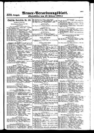 372.Ausgabe. Freitag, 19. Februar 1915