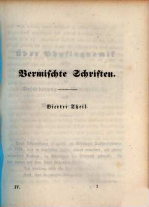 Georg Christoph Lichtenberg's Vermischte Schriften. 4